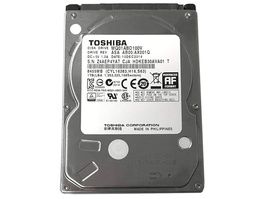東芝 Toshiba MQ01ABD100V(2.5インチ HDD 1TB) Amazon.com: Toshiba 1TB 5400RPM 8MB Cache SATA 3.0Gb/s 2.5